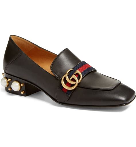 gucci chunky heel|gucci heels nordstrom.